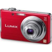 Panasonic DMC-FS16EG-R rosu; 14,1 Mpix, 4x opt. Zoom, HD Video