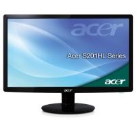 Acer S201HLbd Monitor LED 20" 5ms, 12.000.000:1, DVI, D-Sub