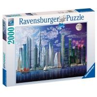 Ravensburger Puzzle "Cele mai inalte cladiri" 2000 piese, 98x75 cm (16632)