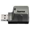 Hama 39677 Hub USB 2.0 cu cititor de card microSD