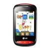 Lg t310 cookie style negru-rosu telefon fara