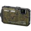 Nikon cololpix aw100 camouflage 16 mpix, 5x opt. zoom, full hd movie