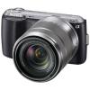 Sony nex-c3k + 18-55mm, negru 16,2 mpix, 7,5cm lcd,