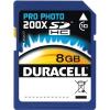 Duracell sdhc pro photo 8 gb class 10, 30 mb/s
