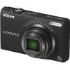 Nikon Coolpix S6150 negru 16 Mpix, 7x opt. Zoom, HD Movie