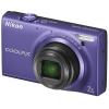 Nikon Coolpix S6150 violet 16 Mpix, 7x opt. Zoom, HD Movie, HDMI