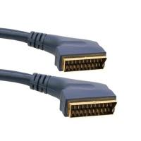 InLine Cablu Scart-Scart, contacte aurite, Lungime 5 m