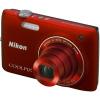 Nikon Coolpix S4150 rosu, 14 Mp, Zoom optic 5x, Video HD