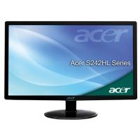 Acer S242HLAbid Monitor LED 24" 2ms, 12.000.000:1, HDMI, DVI, VGA