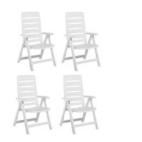 Kettler Nizza, Set 4 scaune pliante cu spatar reglabil
