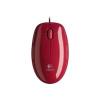 Logitech ls1 mouse laser usb cinnamon red