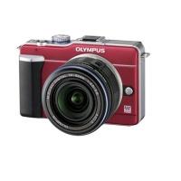 Olympus Pen E-PL1 14-42 rosu 12,3 Mpix Live MOS Sensor, HD-Video