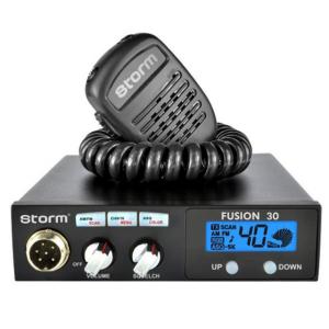 Statie radio CB Storm Fusion, putere 4 W, tehnologie SMD, roger beep, filtru interferente