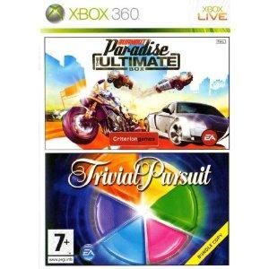 Burnout Paradise The Ultimate Box &amp; Trivial Pursuit Double Pack Game XBOX 360
