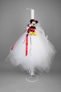 Lumanare botez Mickey Mouse Nikos Collection