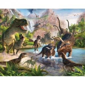 Tapet pentru Copii Dinosaur Land - Walltastic