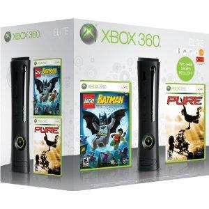 Consola XBOX 360 Elite + Pure + Lego Batman