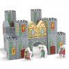 Set de cuburi din lemn castel -