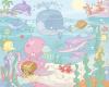 Tapet pentru copii baby under the sea walltastic