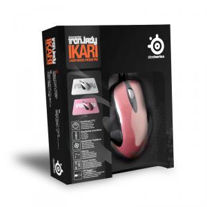 SteelSeries iron.lady Ikari Laser (pink) Mouse + Mousepad