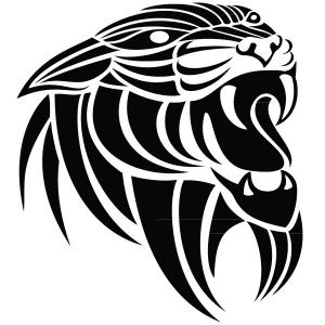Sticker Tribal Tigru