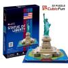 Puzzle 3d- statuia libertatii- cubicfun