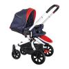 Carucior rotativ marcello 3 in 1 albastru coletto