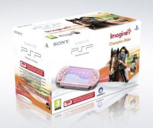 Consola PSP Slim &amp; Lite Pink cu joc  Imagine Champion Rider