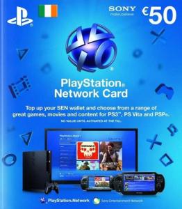 PlayStation Network Card 50 Euro