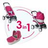 Carucior pentru Papusi 3 in 1 Quinny Smoby