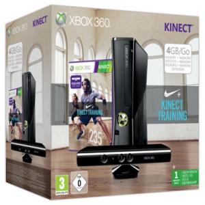 Consola Microsoft Xbox360 4 GB + Kinect Sensor + joc Nike Fitness