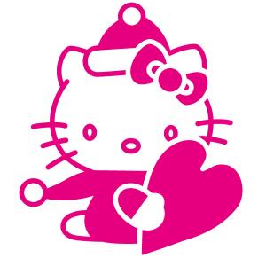 Sticker Hello Kitty Valentines