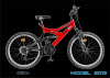 Bicicleta ROCKET 2441 18V - Model 2013 - DHS
