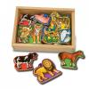 Melissa &amp; Doug - Animale de lemn cu magneti