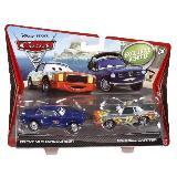 Set 2 Masinute Cars 2 Darell Cartrip si Brent Mustangburger - Mattel