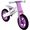 Bicicleta fara pedale din lemn Star roz ARTI