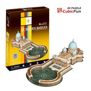 Puzzle 3D- Basilica Sf Petru- Cubicfun