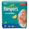 Scutece pampers active baby 3 midi giant pack 96 buc