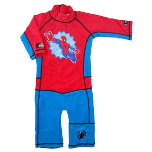 Costum inot Spiderman marime 98-104 protectie UV Swimpy