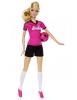 Papusa Barbie Gama &quot; Pot sa fiu..&quot; - Fotbalista - Mattel