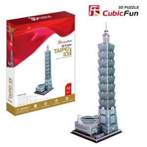Puzzle 3D- Taipei 101 - Cubicfun
