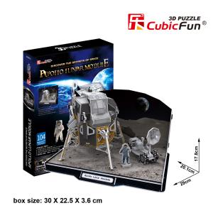 Puzzle 3D- MODULUL LUNAR APOLLO - Cubicfun