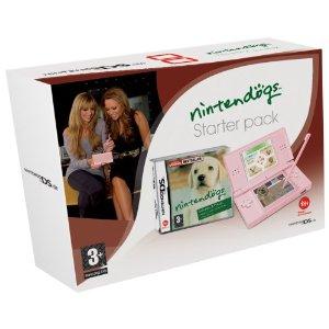 Consola Nintendo DS Lite Pink  + joc Nintendogs Labrador