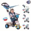 Tricicleta dream touch steering 4 in 1 blue smart