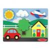 Melissa &amp; doug - puzzle din lemn