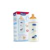 Chicco - biberon plastic wb tetina cauciuc, flux