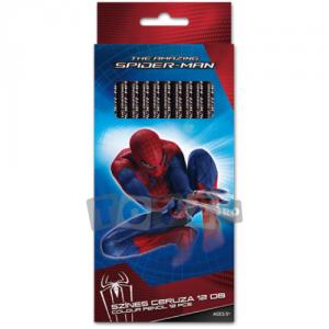 Set 12 creioane colorate SM4 Spiderman - Arsuna