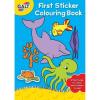 Galt - first sticker colouring book - prima carte de colorat +