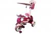Tricicleta pentru copii happy trip kr03b roz -