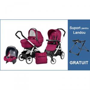 Carucior 3 in 1 Book Plus 51 Black &amp; White Sportivo SL + Suport pentru Landou GRATUIT Peg Perego